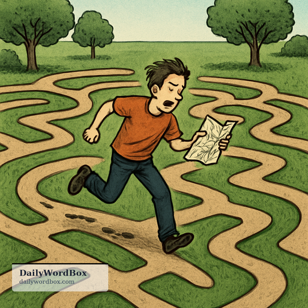 wild goose chase: A pointless or futile search or task, often caused by bad information or false leads.