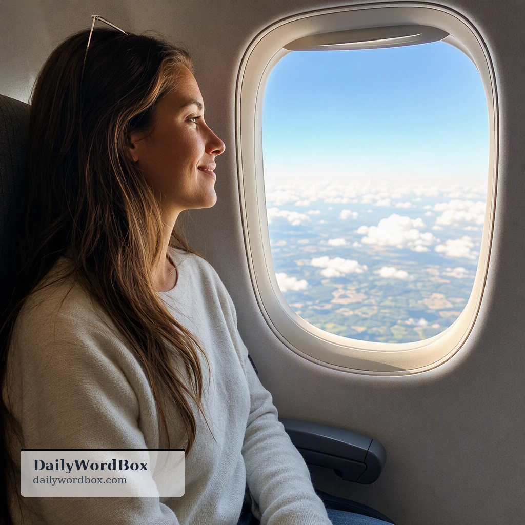 window seat: A seat located next to a window, especially in an airplane, train, or bus, providing a view of the outside.