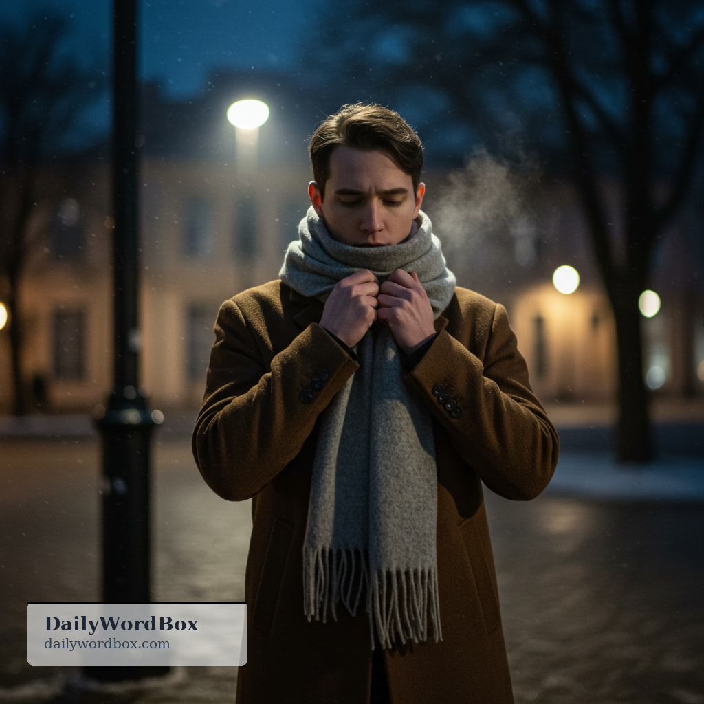 wrap up: to dress warmly by putting on extra layers or covering yourself