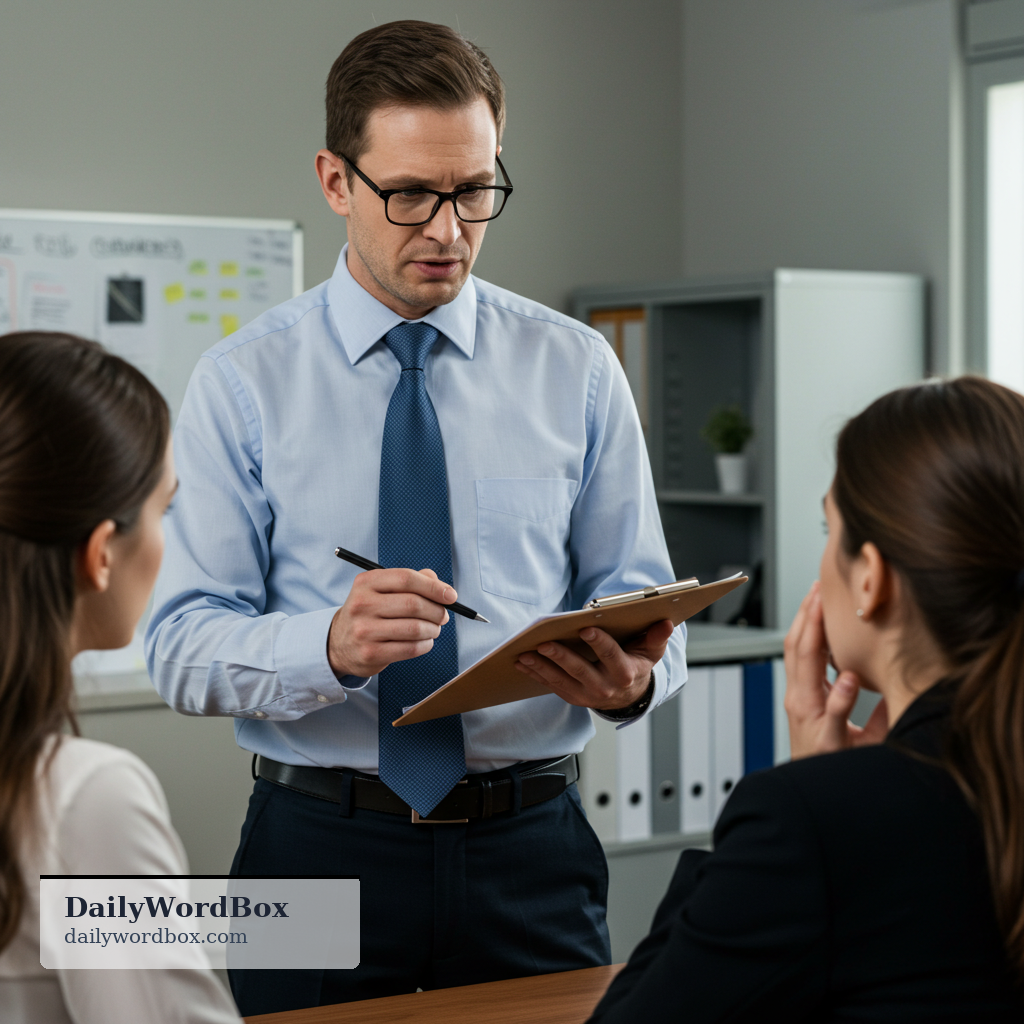 write up: to officially record someone’s mistake or bad behavior in a workplace or school